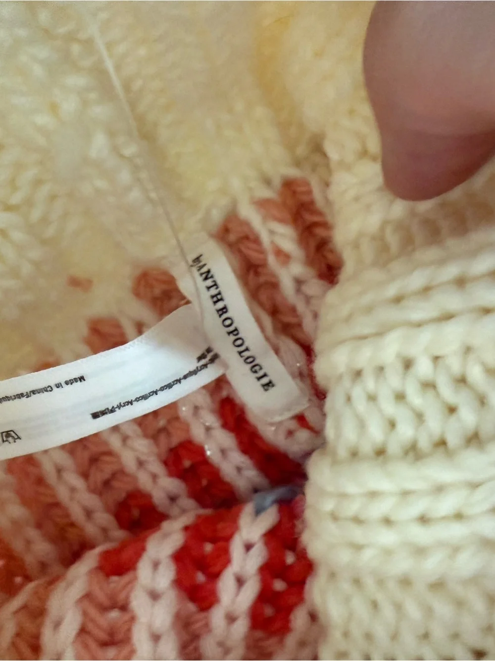 Anthropologie warm knit
